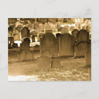 Boston Cemetery Postcard