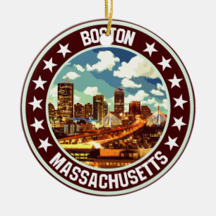 Boston ceramic tree decoration