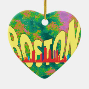 Boston Ceramic Tree Decoration