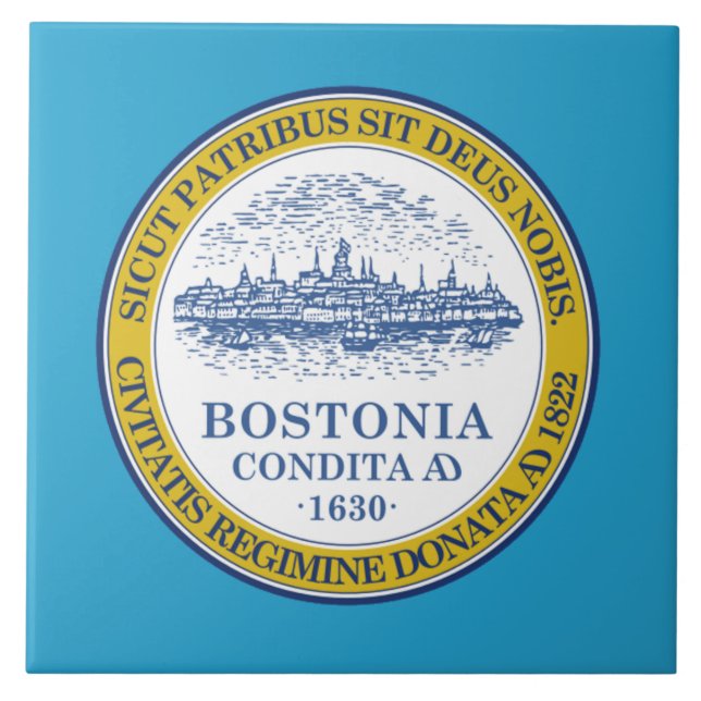 Boston city flag tile (Front)