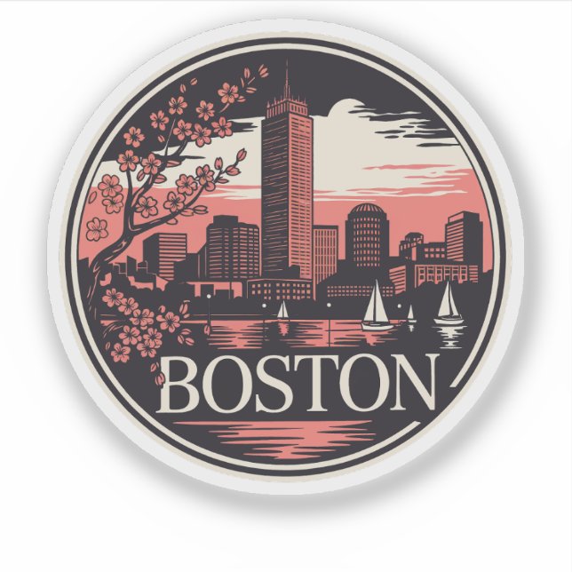 Boston City Massachusetts USA (Front)