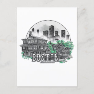 Boston City Massachusetts USA Postcard