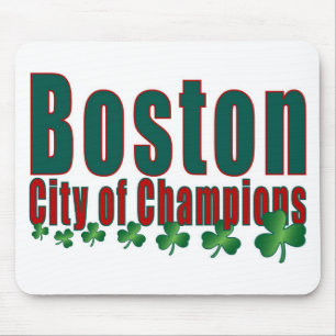 Boston City of Champions Mouse Mat
