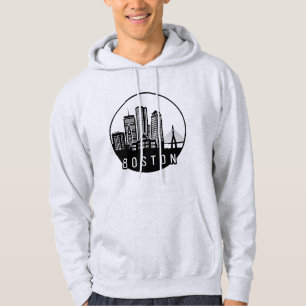 Boston City Skyline Hoodie