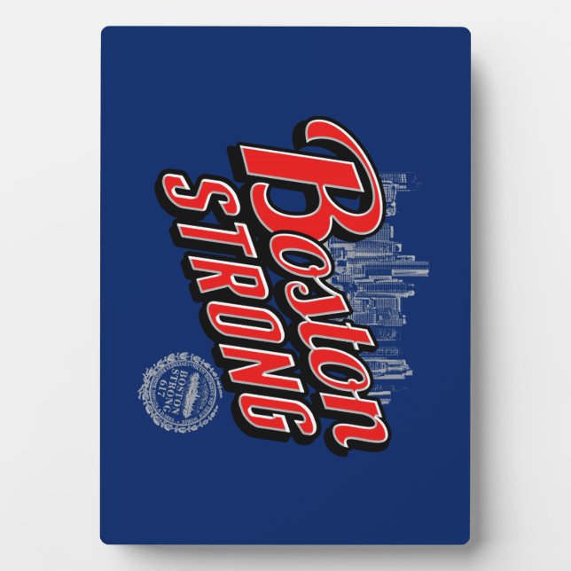 Boston City Strong Remembers Plaque (Front)