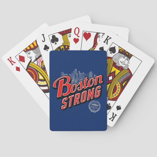 Boston City Strong Remembers Playing Cards (Back)