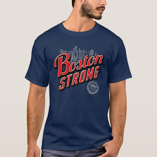 Boston City Strong Remembers T-Shirt (Front)