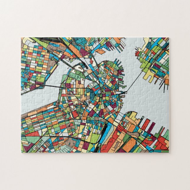 Boston City USA Jigsaw Puzzle (Horizontal)
