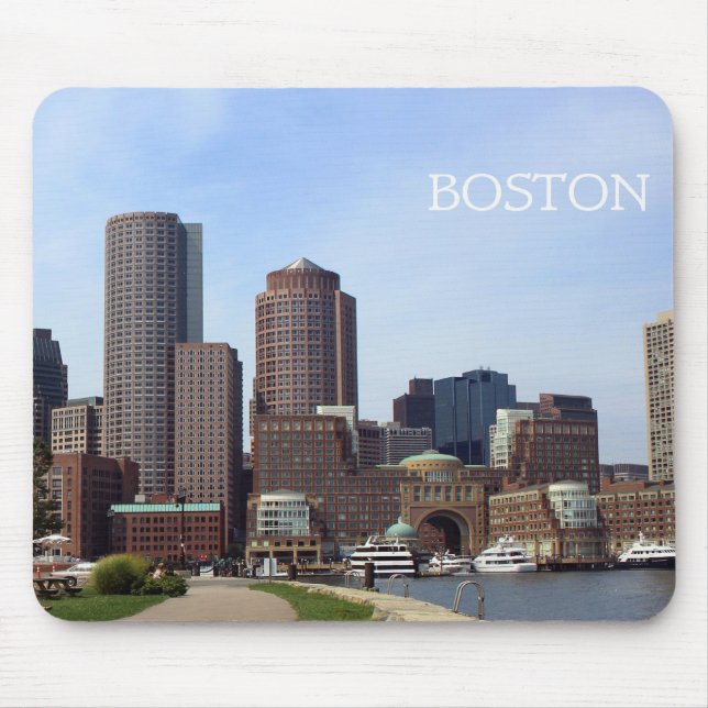 Boston City Waterfront - Mouse Pad (Front)