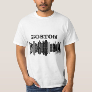 Boston Cityscape Tee Shirt