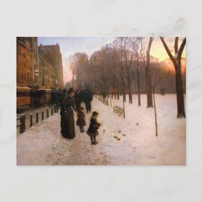 Boston Common at Twilight Postcard (Front)