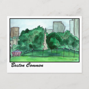 Boston Common Postcard