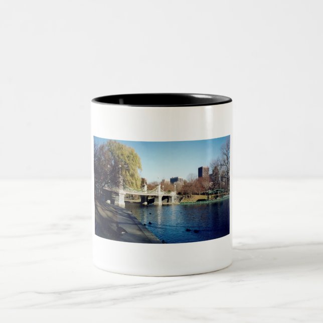 boston common Two-Tone coffee mug (Center)