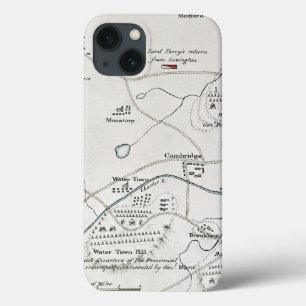 BOSTON-CONCORD MAP, 1775 iPhone 13 CASE
