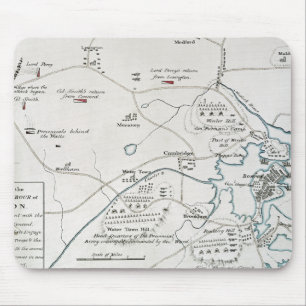 BOSTON-CONCORD MAP, 1775 MOUSE MAT