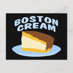 Boston Cream Pie Postcard