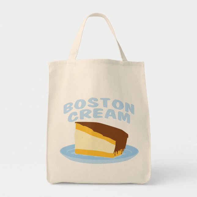 Boston Cream Pie Tote Bag (Front)