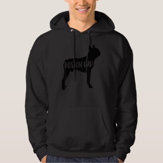 Boston Dad Funny Boston Terrier Pet Dog Dad Hoodie