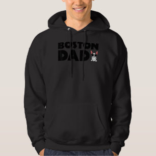Boston Dad Funny Boston Terrier Pet Dog Dad Hoodie