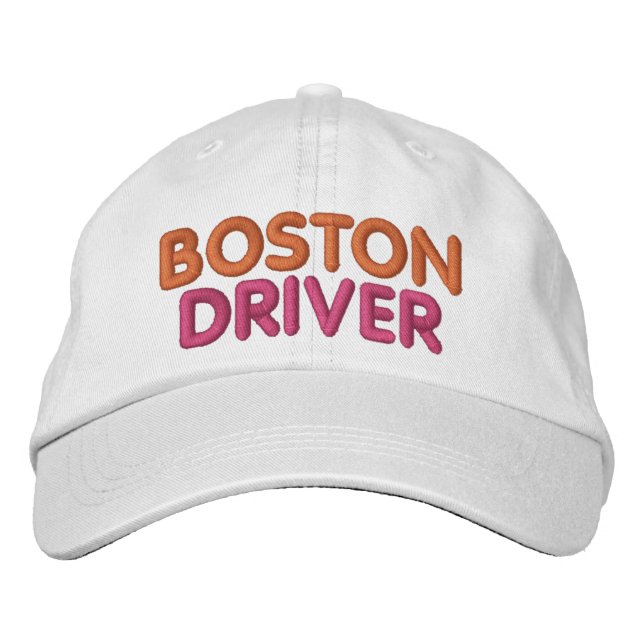 Boston Driver Embroidered Hat (Front)