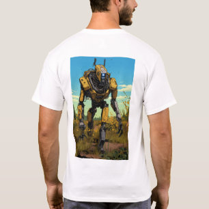 Boston Dynamics Robot Exploring Hot Prairie - T-Sh T-Shirt