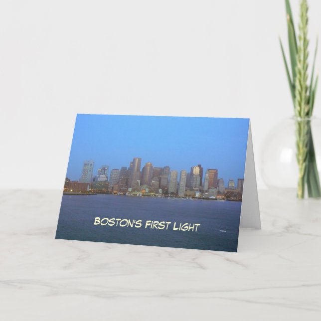 Boston early--blank card (Front)