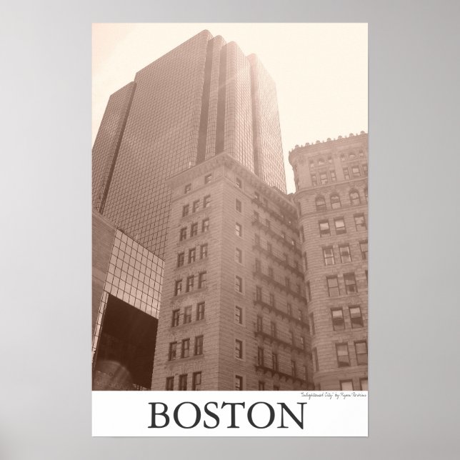 Boston - "Enlightened City" Poster (Front)