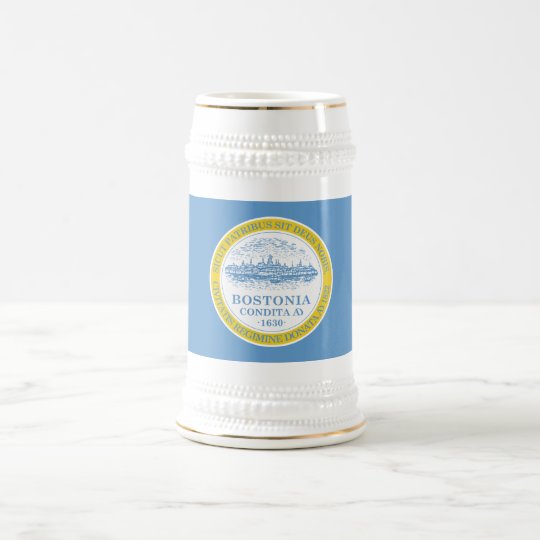 Boston Flag Beer Stein