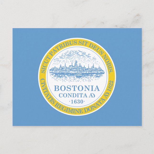 Boston Flag Postcard (Front)