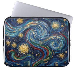 Boston Football Art 2026 Skyline Stadium Design Laptop Sleeve