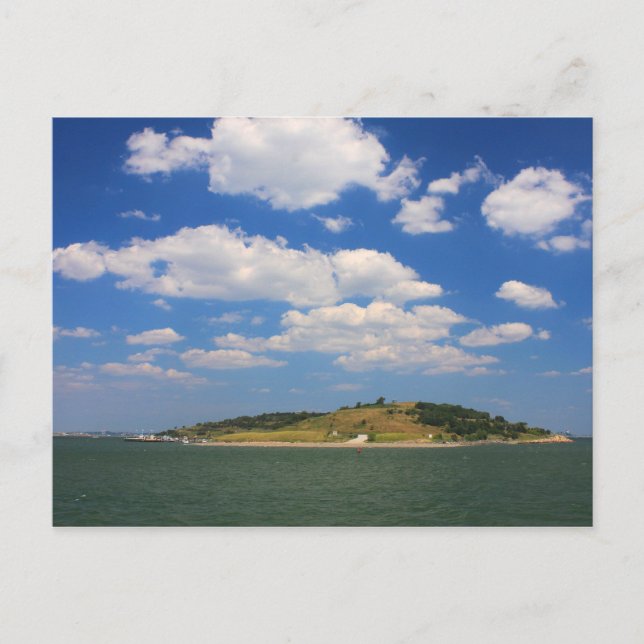 Boston from Spectacle Island Boston Harbour Postcard (Front)