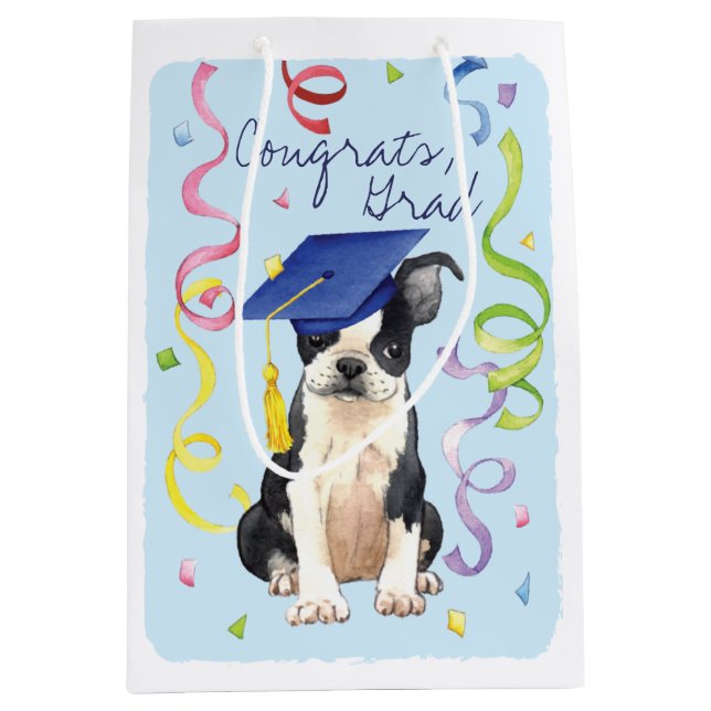 Boston Graduate Medium Gift Bag (Front)