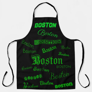Boston Green Fonts Apron