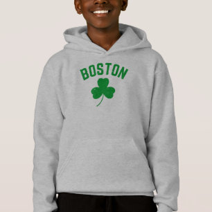 Boston Green Lucky Shamrock  Hoodie