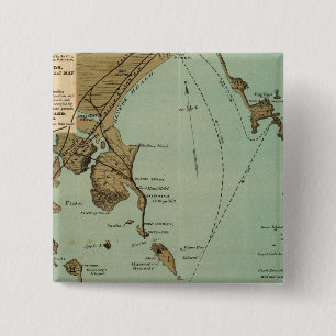 Boston Harbour 15 Cm Square Badge