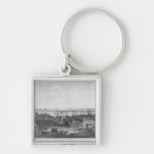 Boston Harbour, 1854 Key Ring