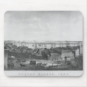Boston Harbour, 1854 Mouse Mat