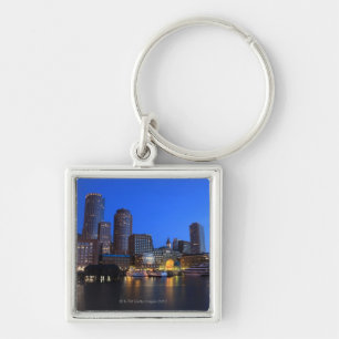 Boston Harbour and skyline.  Boston is one of the Key Ring
