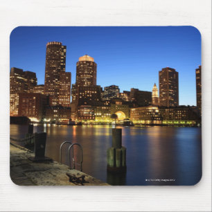 Boston Harbour and skyline.  Boston is one of the  Mouse Mat