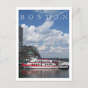 Boston Harbour Postcard