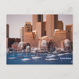Boston Harbour Postcard