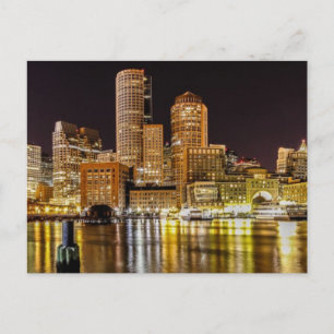 Boston Harbour Postcard