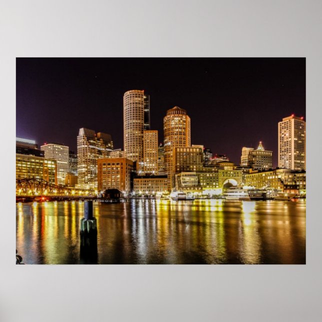 Boston Harbour Poster (Front)