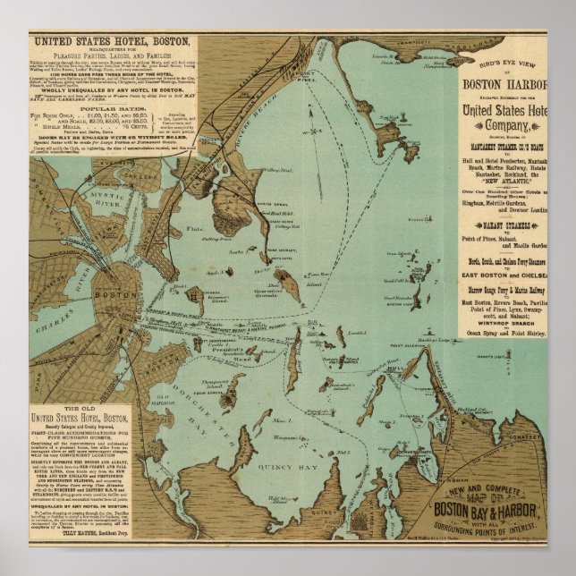 Boston Harbour Poster (Front)