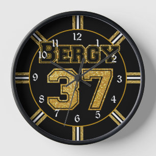 Boston Hockey Bergy 37 Clock