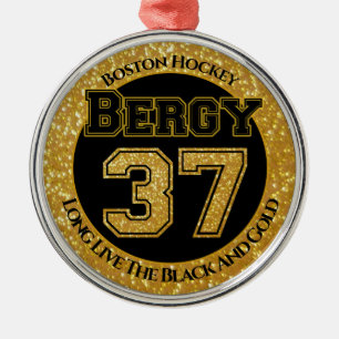 Boston Hockey Bergy 37 Metal Tree Decoration