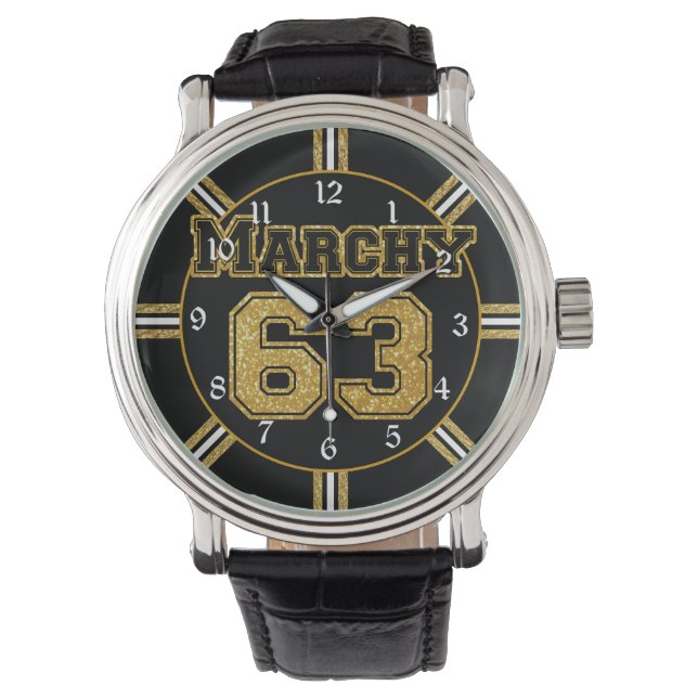 Boston Hockey Marchy 63 Watch (Front)