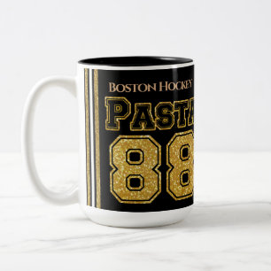 Boston Hockey Pasta 88 Two-Tone Coffee Mug