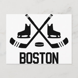 Boston Hockey Postcard