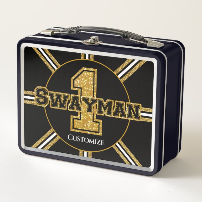 Boston Hockey Sway 1 Metal Lunch Box (Front)
